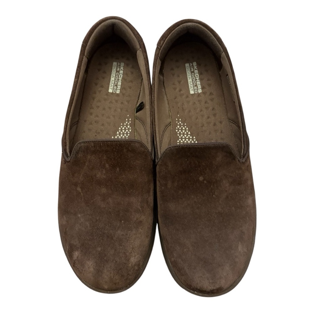 Skechers suede leather slip-ons 11